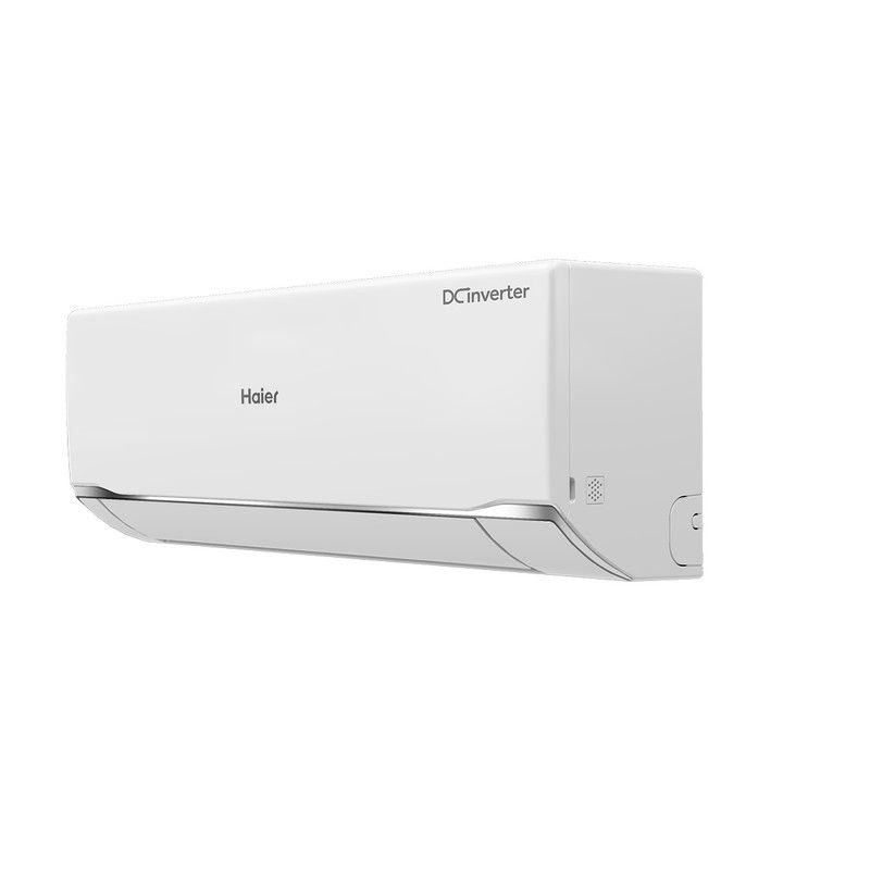 Haier Smart UV Split Air Conditioner, 2.25HP, Cooling And Heating, White - HSU-18KHRIB
