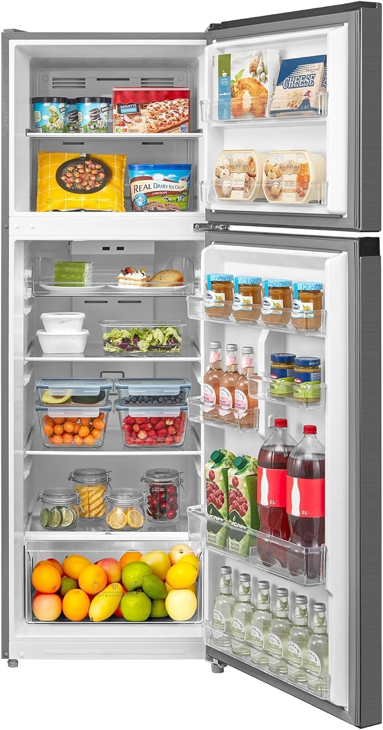 Midea No Frost Refrigerator - 338L - Bru Steel - MDRT489MTN46