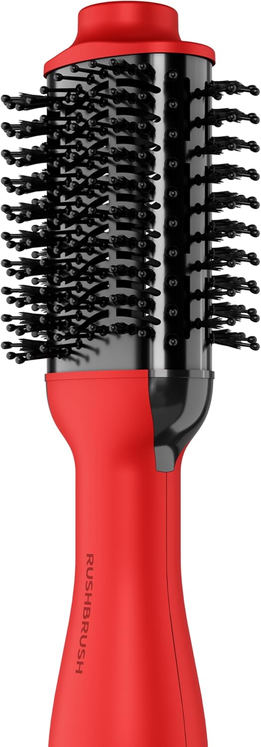 Rush Brush Hair Volumizer Brush, Red - V2 Plus