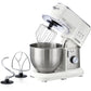 Black+Decker Multifunction Stand Mixer, 6 Liters, 1000 Watt, White - MKM100
