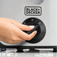 Black+Decker Juice Extractor, 800 Watt, Black and White - JE780