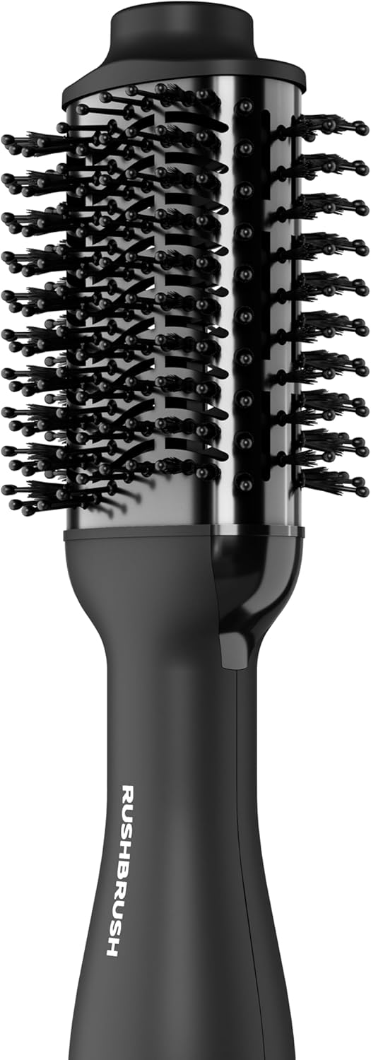 Rush Brush Hair Volumizer Brush, Black - V2 Plus