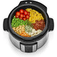 Black+Decker Electric Pressure Cooker, 10 Liters, 1350 Watt, Black and Silver - PCP1010