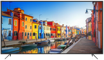 Pluto Shatterproof 85 Inch 4K UHD, Smart LED TV, With Built-In Receiver