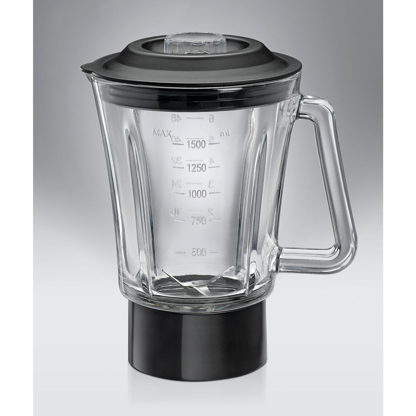 Black+Decker Blender with Attachments, 1.5 Liters, 600 Watt, Black - BGG600