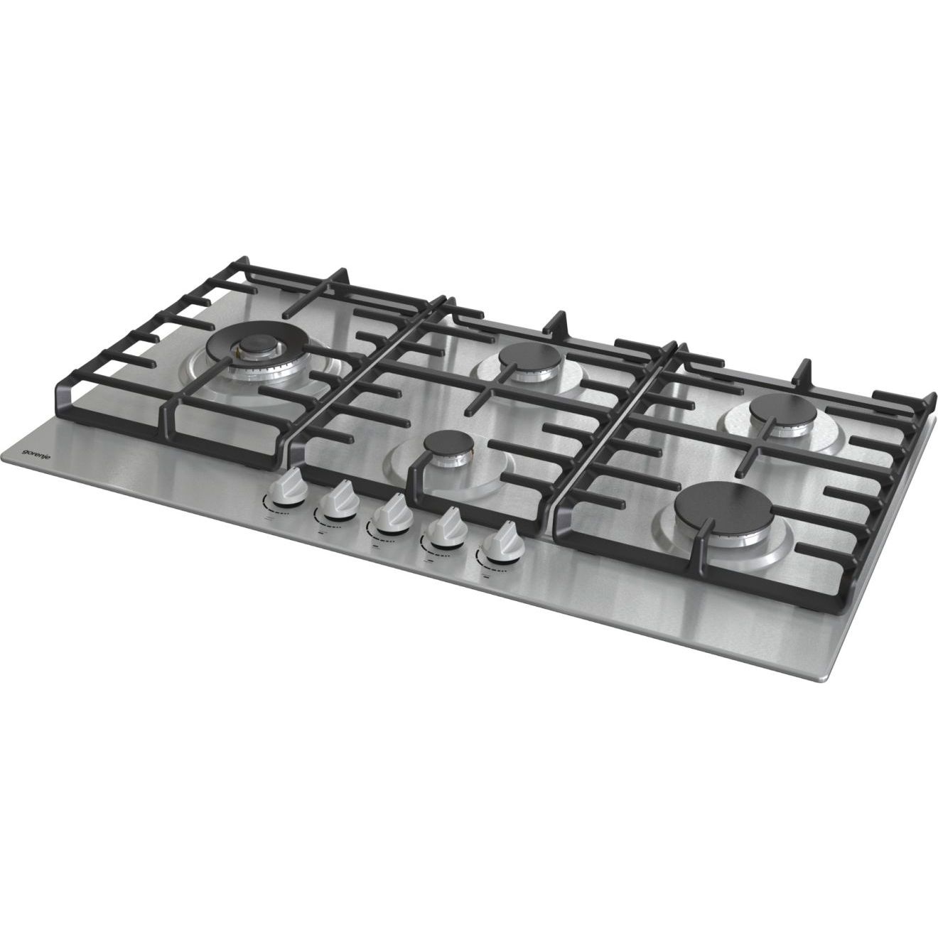 Gorenje Built-In Hob, 90 cm, 5 Gas Burners, Silver - GW951X