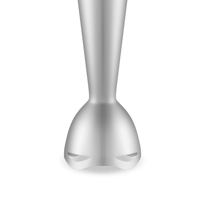 Mienta Turbo Plus Hand Blender With Attachments, 600ml, 1000 Watt, Black and Silver - HB111438A