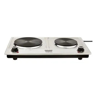 Fresh Electric Hot Plate, 2 Plate, 2500 Watt, Stainless Steel, EC01-2HP - 500014216