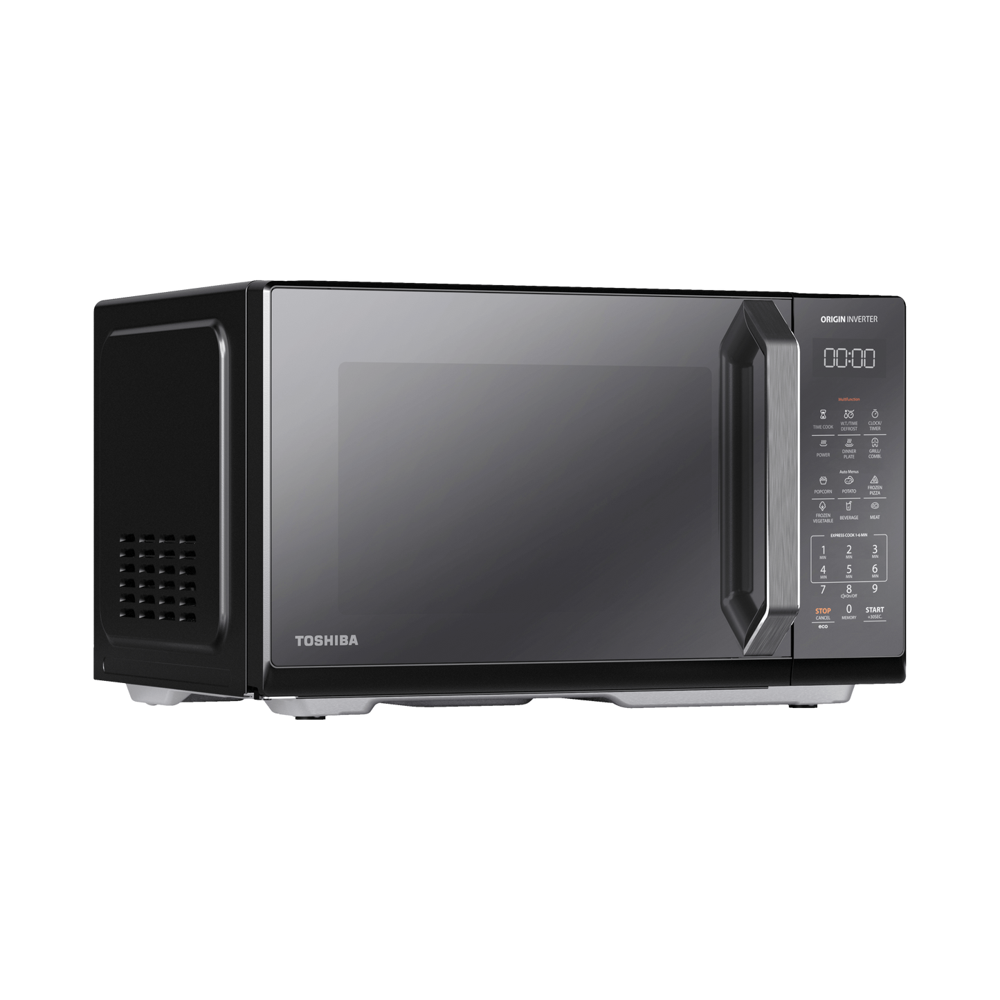 Toshiba Solo Microwave 25 Liter, 900 Watt, With Inverter Technology, Black - MW3-EG25PEI(BK)