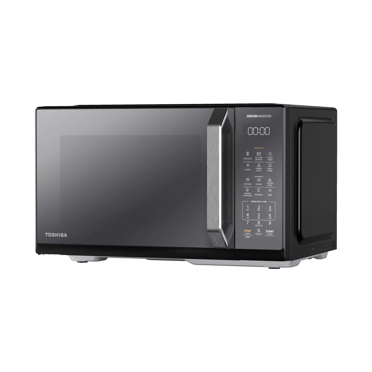 Toshiba Solo Microwave 25 Liter, 900 Watt, With Inverter Technology, Black - MW3-EG25PEI(BK)