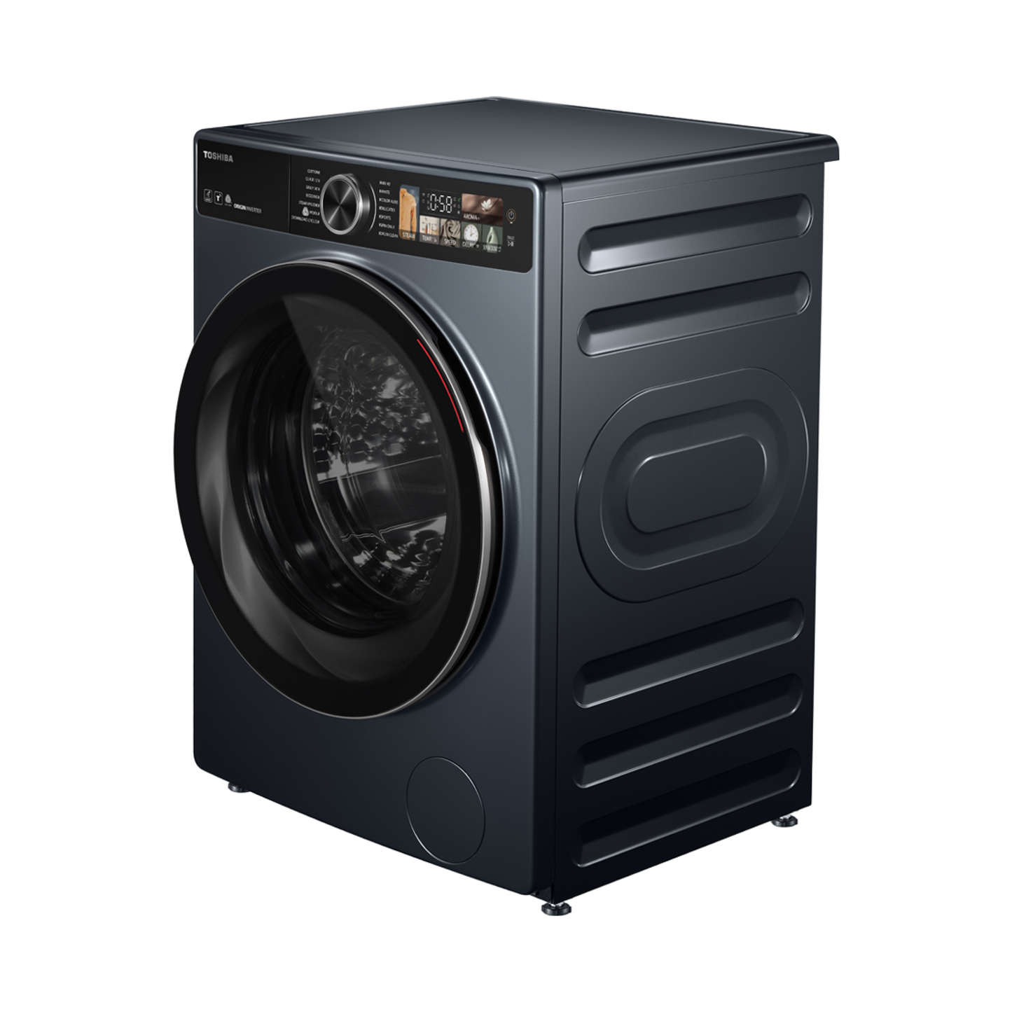 Toshiba T25 Front Load Washing Machine, With Inverter Technology, 10.5 kg, Morandy Grey - TW-T25BZU115MWEG(MG)