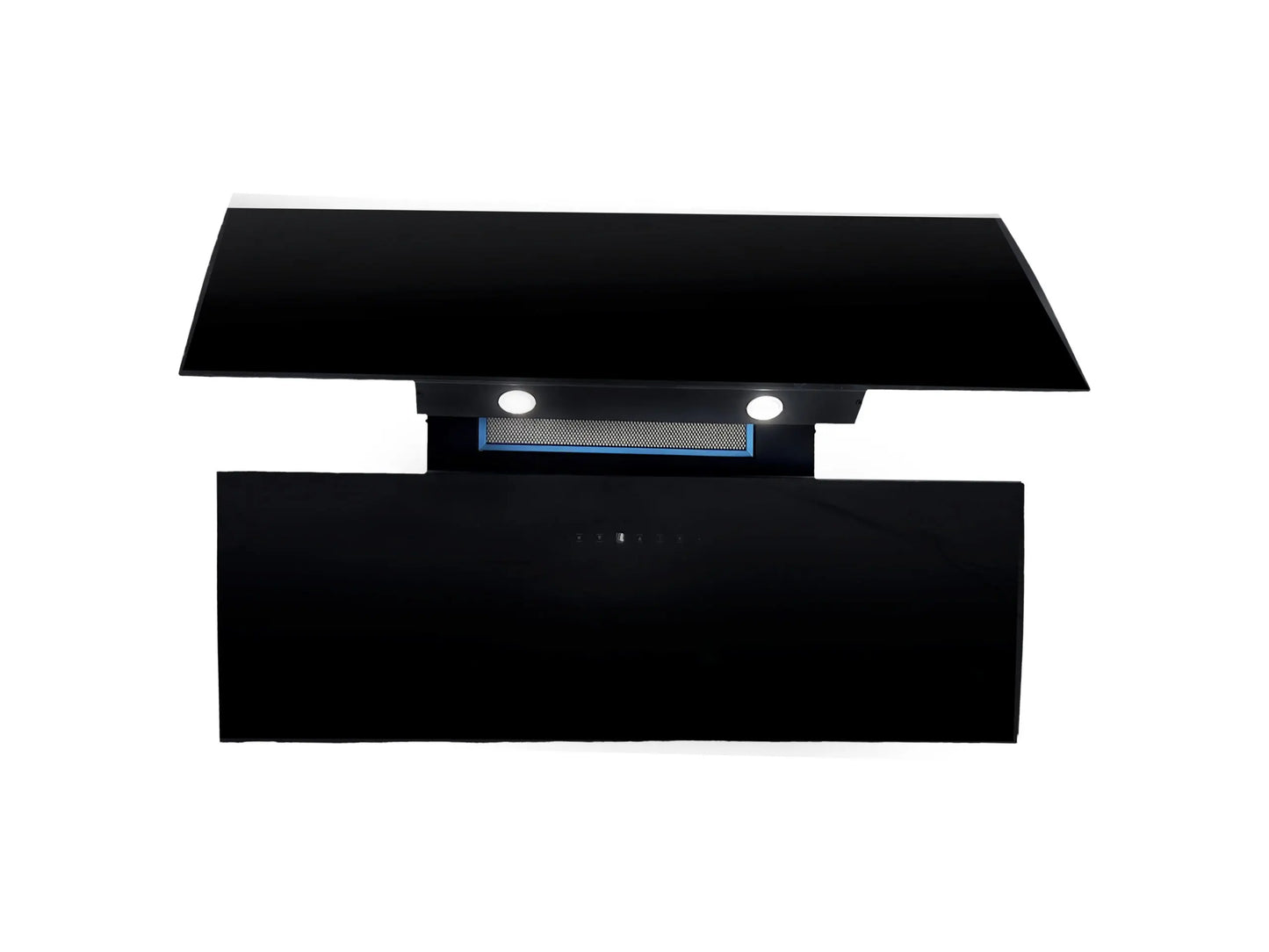 Purity Built-In Decorative Hood, 60 CM, 1000m3/h, Black - Auto Smart BL