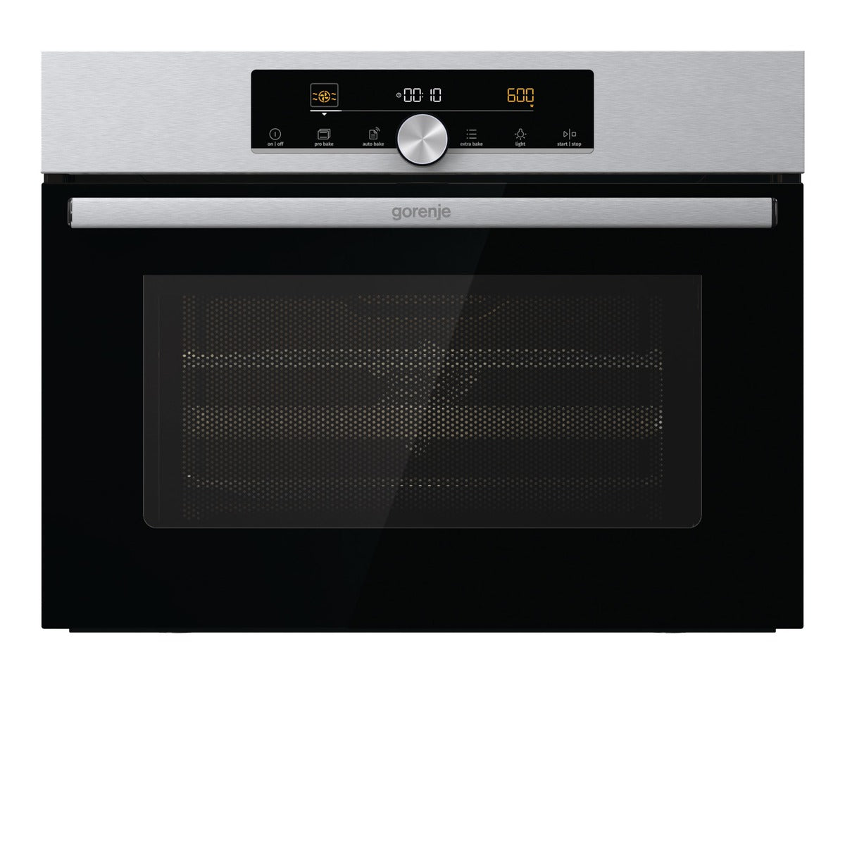 Gorenje Built-In Digital Microwave Oven With Grill, 50 Liters, 60 cm, Black * Silver - BCM4547A10X