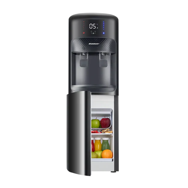 Koldair Hot & Cold Water Dispenser Digital With Fridge, Black - KWD AF(LED)