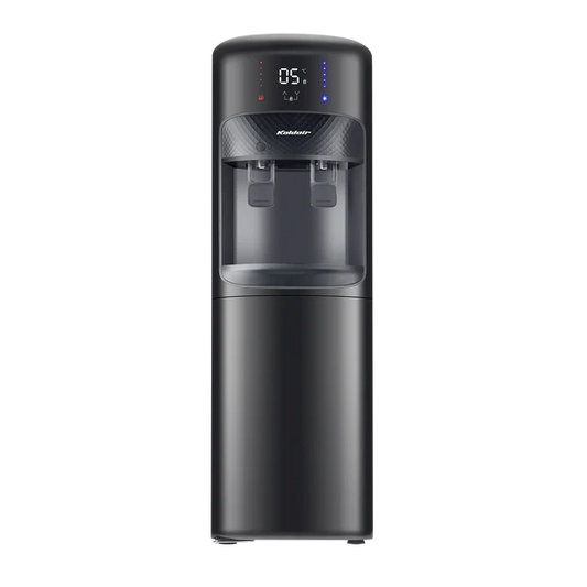 Koldair Hot & Cold Water Dispenser Digital With Fridge, Black - KWD AF(LED)