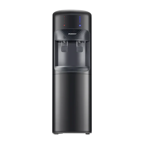 Koldair Hot & Cold Water Dispenser With Refrigerator, 2 Taps, Black - KWD-AF