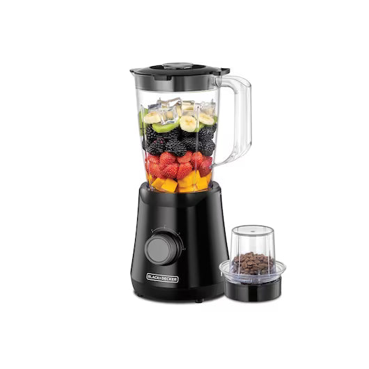Black & Decker Blender, 500 Watt, 1.5 Liters, with Grinding Mill - BX530