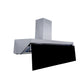 Purity Wall Mounted Cooker Hood, 90 cm, 600 m3/h, Silver - GOLDEN SOFTO | 90 cm
