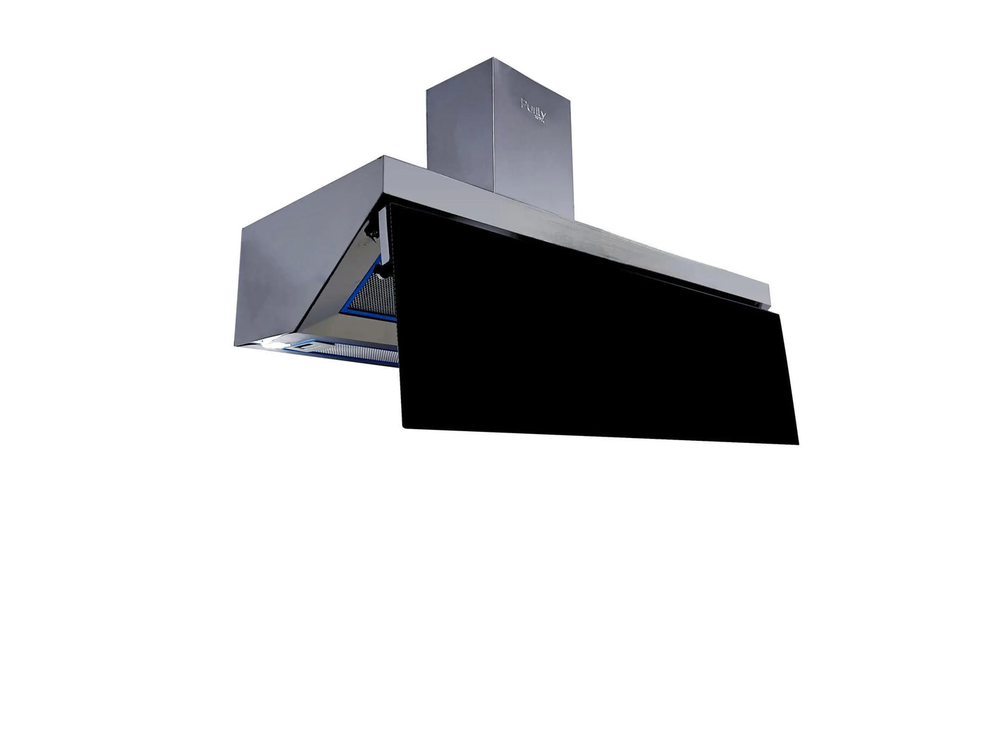 Purity Wall Mounted Cooker Hood, 60 cm, 600 m3/h, Silver - GOLDEN SOFTO | 60 cm