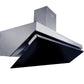Purity Wall Mounted Cooker Hood, 90 cm, 600 m3/h, Silver - GOLDEN SOFTO | 90 cm
