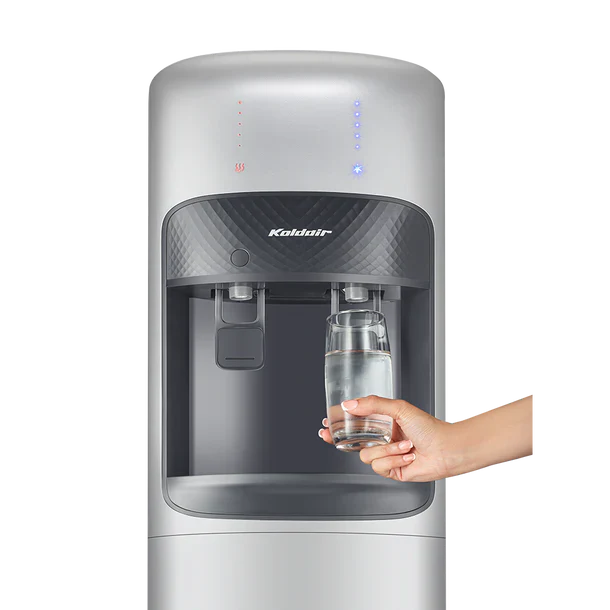 Koldair Hot And Cold Water Dispenser, 2 Tabs, Silver - KWD A 2.1
