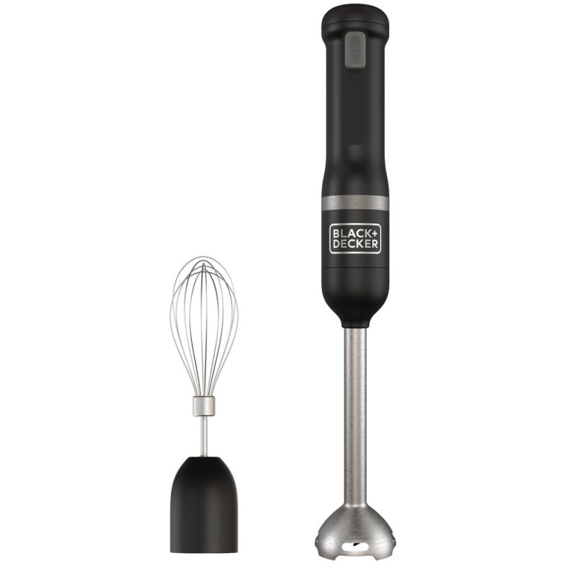 Black+Decker Rechargeable Hand Blender, 700ml, 7.2V, Black - BCKM1012KB