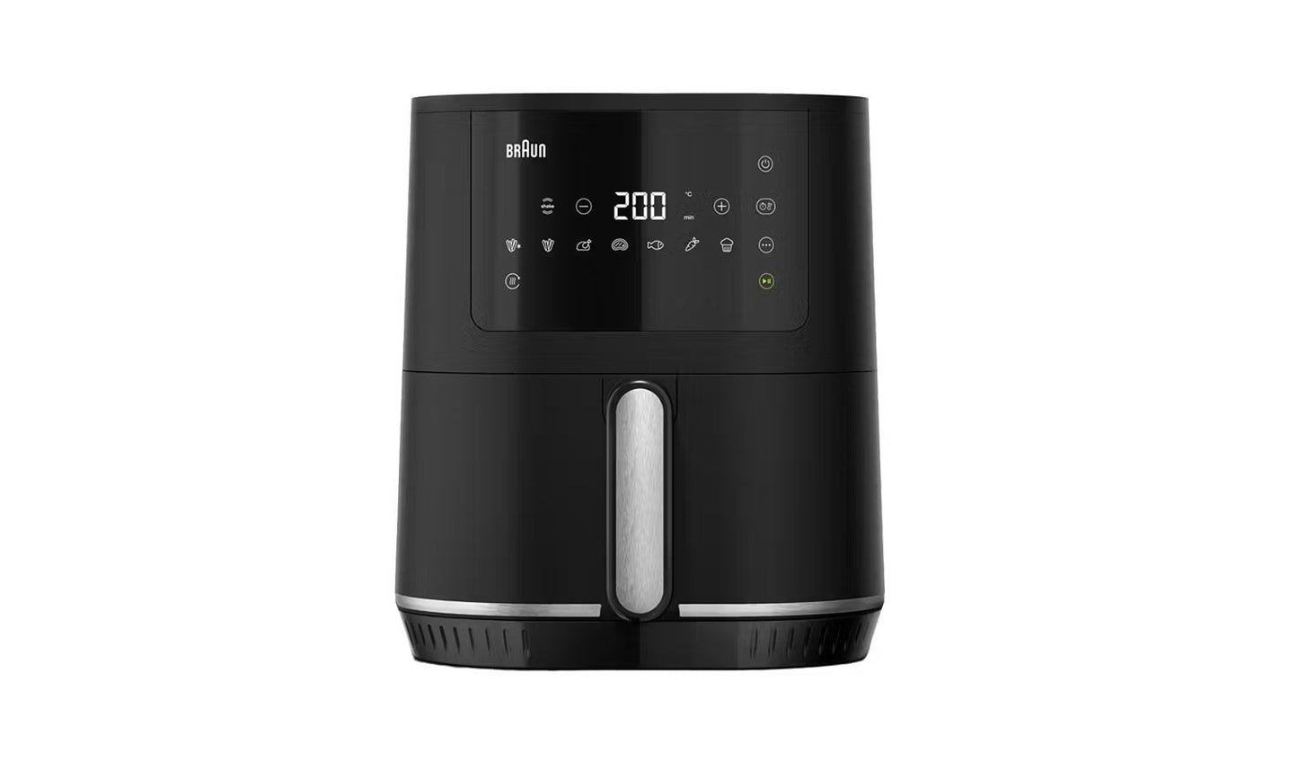 Braun MultiFry 3 Air Fryer, 1500 Watt, 4.3 Liters, Matt Black - HF 3030
