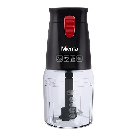 Mienta Mini Chopper, 500 ml, 400W, Black - CH2361B