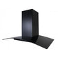 Purity T- Shape Wall Mounted Cooker Hood, 90 cm, 750 m3/h, Black - CAPPE BL | 90 cm
