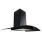Purity T- Shape Wall Mounted Cooker Hood, 90 cm, 750 m3/h, Black - CAPPE BL | 90 cm