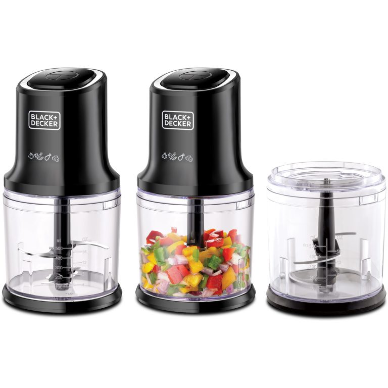 Black+Decker Chopper with Attachments, 500 Watt – FC500J