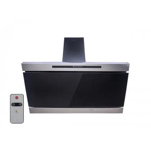 Purity Built-In Decorative Hood, 90 CM, 1000m3/h, Black - GLASSO