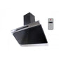 Purity Built-In Decorative Hood, 90 CM, 1000m3/h, Black - GLASSO