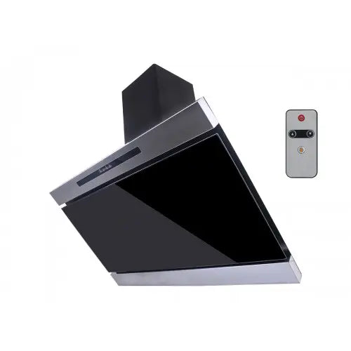 Purity Built-In Decorative Hood, 90 CM, 1000m3/h, Black - GLASSO