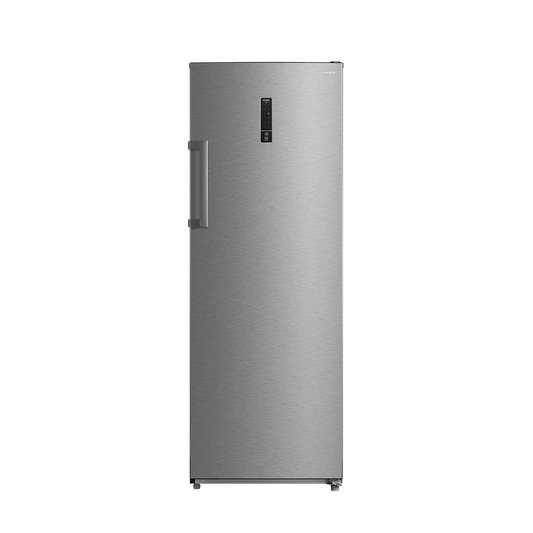 Toshiba Upright Digital Deep Freezer, No Frost, 238 Liters, 7 Drawers, Silver - GR-RU312WE-DMN(57)
