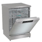 Gorenje Built-in Dishwasher, 16 Person, 60 cm, Silver - GS643D60X