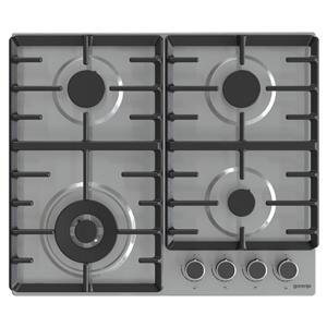 Gorenje Built-In Gas Hob, 60 cm, 4 Burners, Silver - GW642ABX