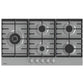 Gorenje Built-In Hob, 90 cm, 5 Gas Burners, Silver - GW9C51X