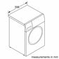 Bosch Series 6 Front Load Washing Machine, 10 kg, With Digital Display, Cast Iron Grey - WGK254ZREG