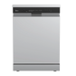 Midea Digital Dishwasher, 13 Place Settings, 6 Programs, Silver - MDWPF1333C(S)-W-EG