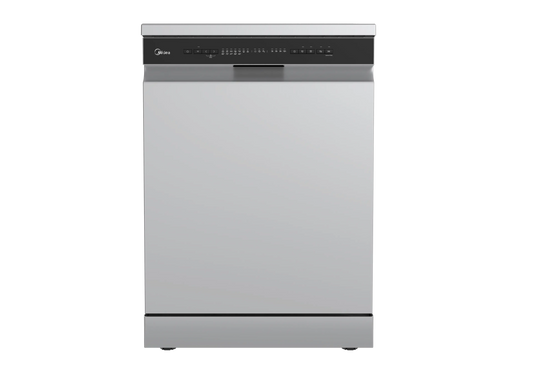 Midea Digital Dishwasher, 13 Place Settings, 6 Programs, Silver - MDWPF1333C(S)-W-EG