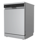Midea Digital Dishwasher, 13 Place Settings, 6 Programs, Silver - MDWPF1333C(S)-W-EG