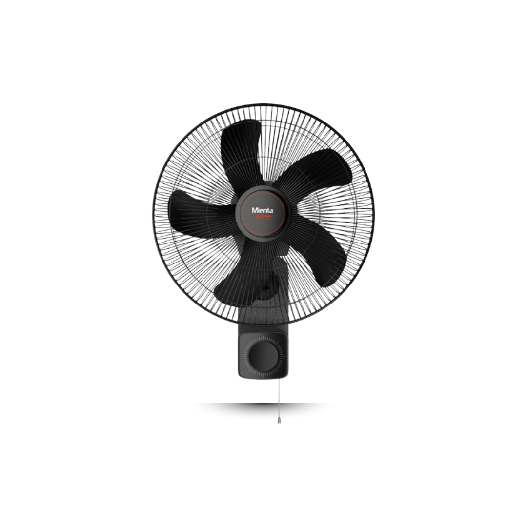 Mienta Storm Wall Fan, 18 inch - WF50338A - Black