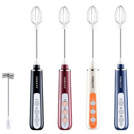 Sokany Rechargeable Hand Mixer 1200 mAh, SK-02014