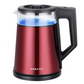 Sokany Electric Kettle, 1.7 Liters, 2000 Watts, Metallic Red - SK-1076