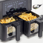 Ariete Digital Air Fryer, 9 Liters , 2400W, Black & Silver - AR-4631