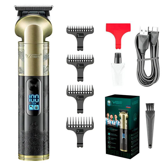 VGR Professional Digital Rechargeable Hair Trimmer - VGR-296