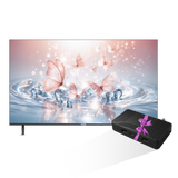 Grouhy 32 Inch LED TV Frameless - GLD32NAV2 + Grouhy HD Satellite Receiver Mini - Black - 9500 Pro