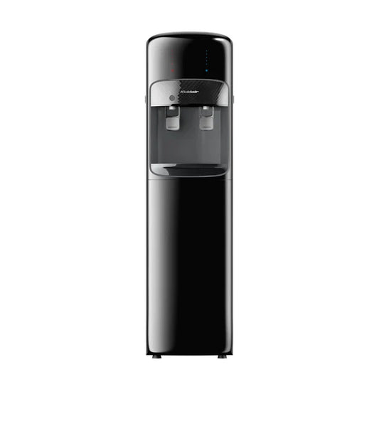 Koldair Bottom Load "A" Water Dispenser, 2 Faucets, Hot And Cold - Black