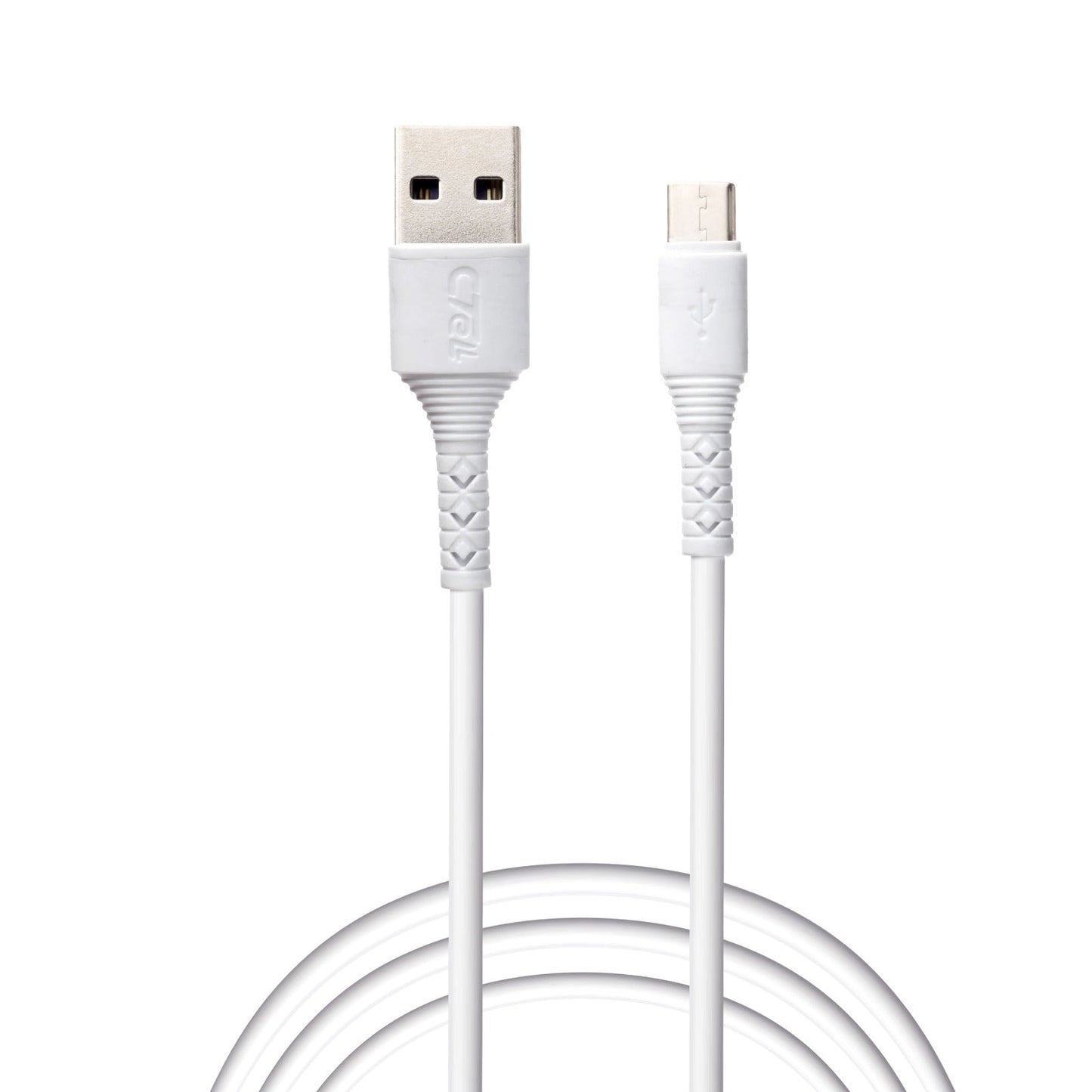 Cell Tel Type C Fast Charging Cable, White - CT-40C